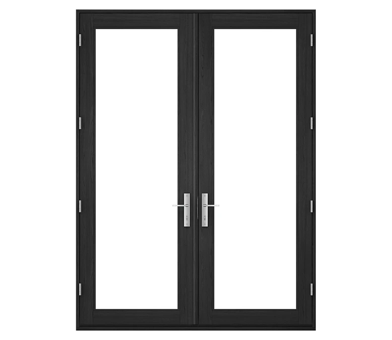 Pella Reserve Contemporary Wood Hinged Patio Door in Kalispell